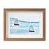 Sea Breeze Sailboats Sea Glass Framed Art - image 16
