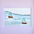 Sea Breeze Sailboats Sea Glass Framed Art - image 7