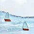 Sea Breeze Sailboats Sea Glass Framed Art - image 9