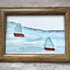 Sea Breeze Sailboats Sea Glass Framed Art - image 6