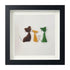 Three Cute Cats Special Companions Sea Glass Framed Art - image 15
