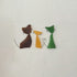 Three Cute Cats Special Companions Sea Glass Framed Art - image 2