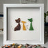 Three Cute Cats Special Companions Sea Glass Framed Art - image 6