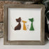 Three Cute Cats Special Companions Sea Glass Framed Art - image 3