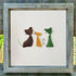 Three Cute Cats Special Companions Sea Glass Framed Art - image 5