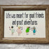 Good Friends & Great Adventures Sea Glass Framed Art - image 7