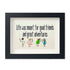 Good Friends & Great Adventures Sea Glass Framed Art - Black - 6" X 8" - image 11