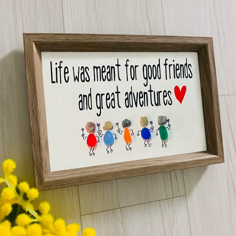 Coastal Friendship Adventure Sea Glass Framed Art - image 5