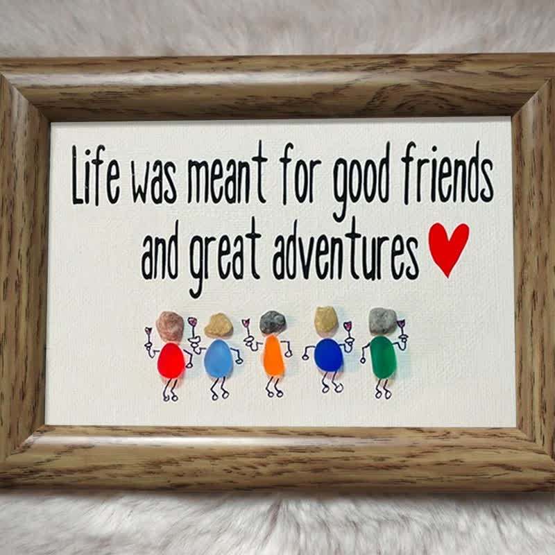 Coastal Friendship Adventure Sea Glass Framed Art - image 7