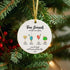 Custom Name Best Friend Cocktail Sea Glass Hanging Ornament - image 4