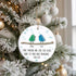 True Friends Birds Custom Name Sea Glass Hanging Ornament - image 5