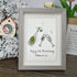 "Cheers to Us" Custom Anniversary Sea Glass Framed Art - image 3