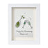 "Cheers to Us" Custom Anniversary Sea Glass Framed Art - White - 8" X 6" - image 12