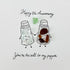 Salt & Pepper Custom Anniversary Sea Glass Framed Art - image 2