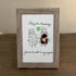 Salt & Pepper Custom Anniversary Sea Glass Framed Art - image 5