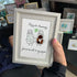 Salt & Pepper Custom Anniversary Sea Glass Framed Art - image 4
