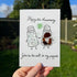 Salt & Pepper Custom Anniversary Sea Glass Framed Art - Seaglass Card - 8" X 6" - image 1