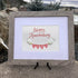 Birds & Heart Bunting Happy Anniversary Sea Glass Framed Art - image 4