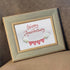 Birds & Heart Bunting Happy Anniversary Sea Glass Framed Art - image 7
