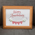 Birds & Heart Bunting Happy Anniversary Sea Glass Framed Art - image 5