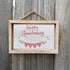 Birds & Heart Bunting Happy Anniversary Sea Glass Framed Art - image 3