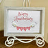 Birds & Heart Bunting Happy Anniversary Sea Glass Framed Art - image 10