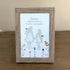 Coastal Sisterhood Quote Flower Sea Glass Framed Art - image 3