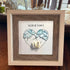 "Wild at Heart" Mountains & Shell Couple Sea Glass Framed Art - image 4