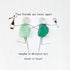 Long-Distance Friendship & Champagne Sea Glass Framed Art - image 2