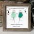 Long-Distance Friendship & Champagne Sea Glass Framed Art - image 4