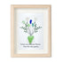 Flowers Bouquet Sisterhood Sea Glass Framed Art - Oak - 8" X 6" - image 9