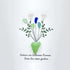 Flowers Bouquet Sisterhood Sea Glass Framed Art - image 2