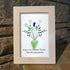 Flowers Bouquet Sisterhood Sea Glass Framed Art - image 3