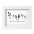 Long-Distance Bestie Cat & Plant Sea Glass Framed Art - White - 6" X 8" - image 14