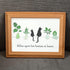 Long-Distance Bestie Cat & Plant Sea Glass Framed Art - image 6