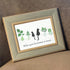 Long-Distance Bestie Cat & Plant Sea Glass Framed Art - image 7