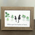 Long-Distance Bestie Cat & Plant Sea Glass Framed Art - image 10