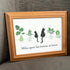 Long-Distance Bestie Cat & Plant Sea Glass Framed Art - image 5