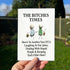 The Bitches Times Shell Bestie Sea Glass Framed Art - Seaglass Card - 8" X 6" - image 1