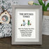 The Bitches Times Shell Bestie Sea Glass Framed Art - image 4