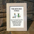 The Bitches Times Shell Bestie Sea Glass Framed Art - image 0