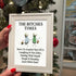The Bitches Times Shell Bestie Sea Glass Framed Art - image 6