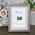 Green Butterfly Thank You Quote Sea Glass Framed Art - image 3