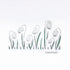 Hope In Every Petal Snowdrops Sea Glass Framed Art - image 2