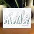 Hope In Every Petal Snowdrops Sea Glass Framed Art - Seaglass Card - 6" X 8" - image 1