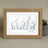 Hope In Every Petal Snowdrops Sea Glass Framed Art - image 5