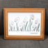 Hope In Every Petal Snowdrops Sea Glass Framed Art - image 7