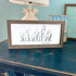 Hope In Every Petal Snowdrops Sea Glass Framed Art - image 10