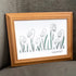 Hope In Every Petal Snowdrops Sea Glass Framed Art - image 6