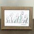 Hope In Every Petal Snowdrops Sea Glass Framed Art - image 8